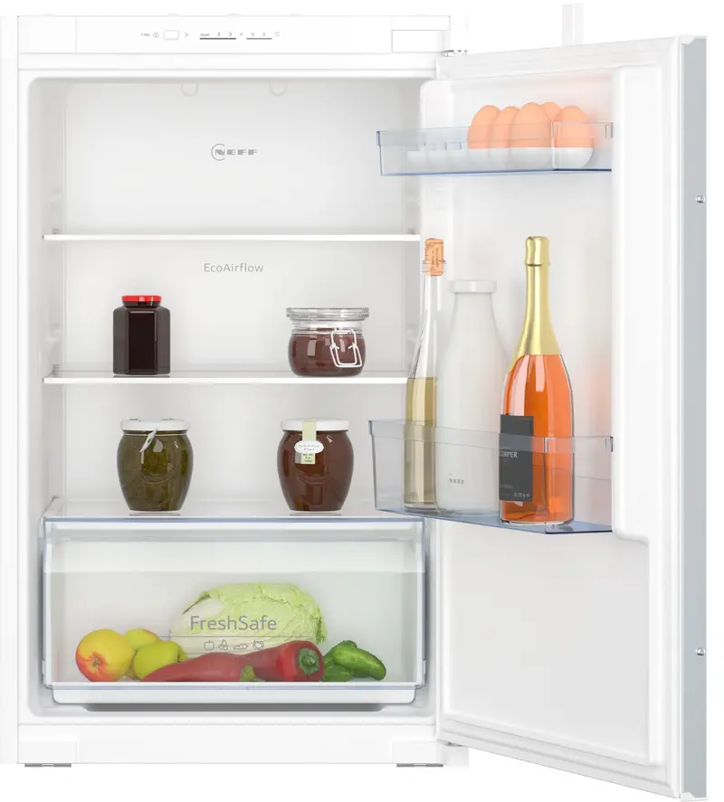Neff N30 Ki1211Se0 54Cm Integrated Upright Larder Fridge – White, Sliding Door Kit, E Rated 1