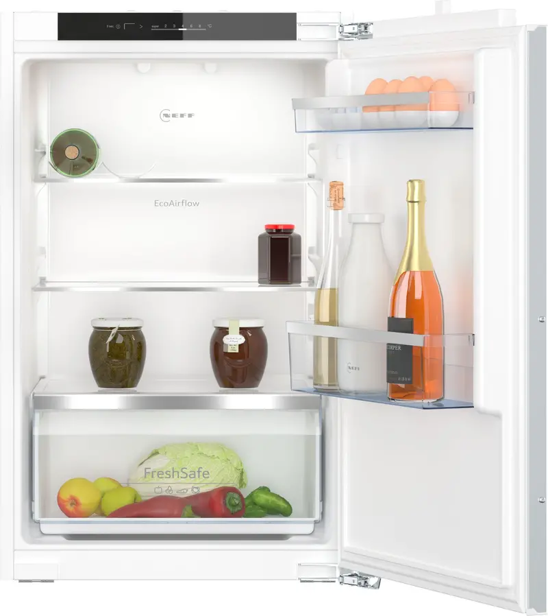 Neff N50 Ki1212Fe0 54Cm Integrated Upright Larder Fridge – White, Fixed Door Kit, E Rated 1