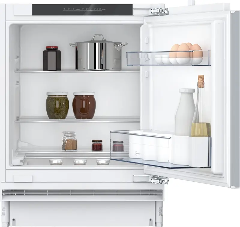 Neff N50 Ku1212Fe0G 60Cm Integrated Undercounter Larder Fridge – White, E Rated 1