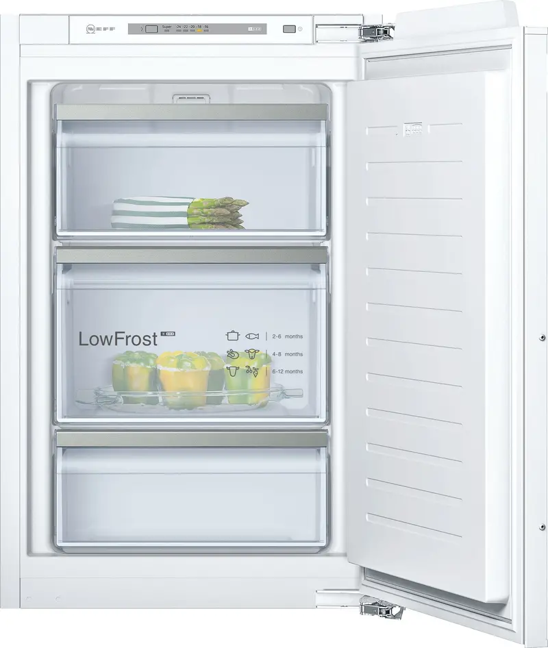 Neff N70 Gi1216De0 56Cm Integrated Upright Freezer – White, E-Rated, Fixed Door Fitting Kit 1