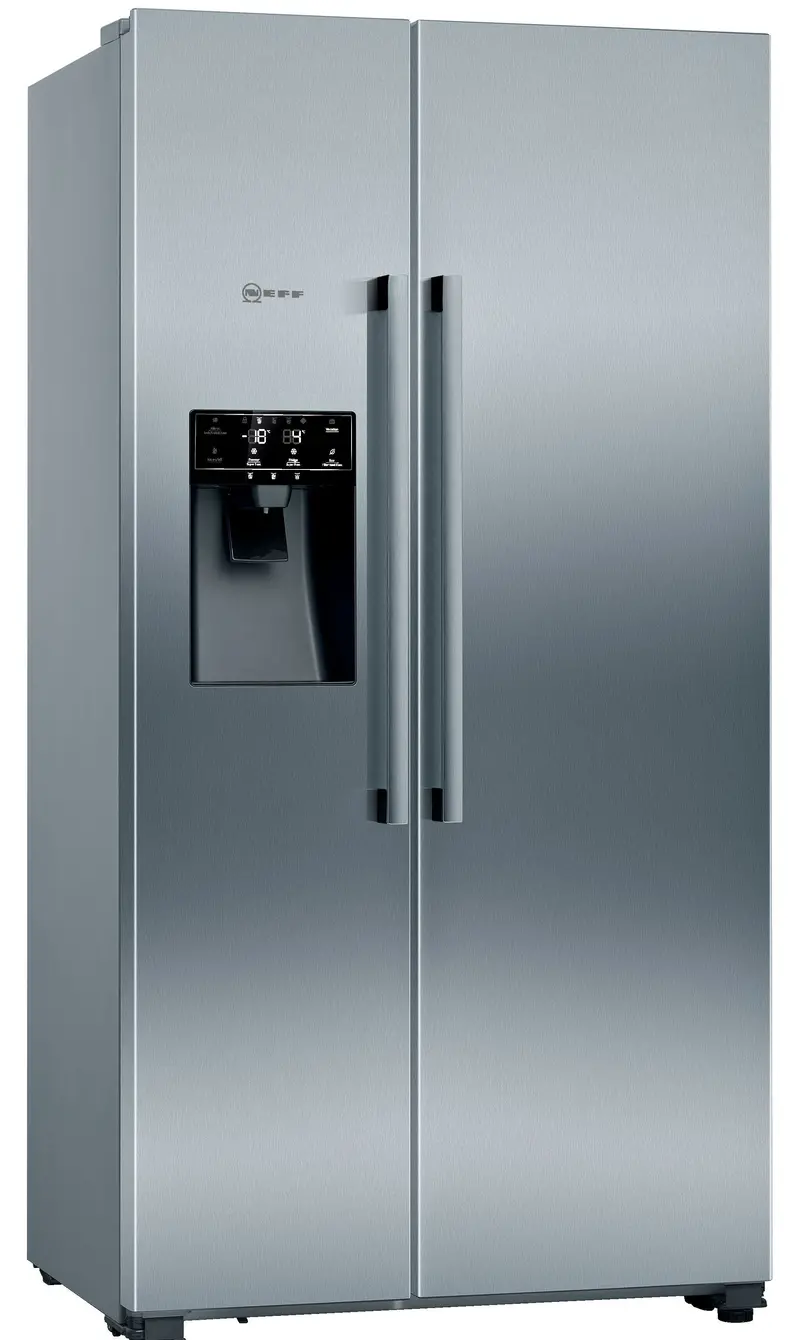 Neff N70 Ka3923Ie0G American-Style Fridge Freezer – Brushed Steel, Energy E 1