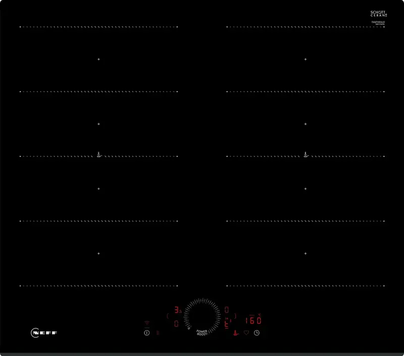 Neff N70 T66Fhx4L0 59 Cm Induction Hob – Precision Cooking, Black Finish 1