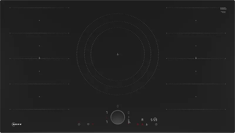 Neff N90 T69Fuv4L0 92Cm Wi-Fi Induction Cooktop – Sleek Black Design 1