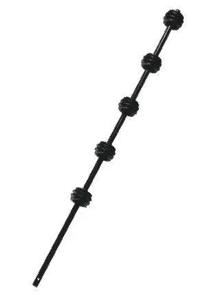 Nemtek 6-Wire Round Bar Wall-Mount Top Bracket 1