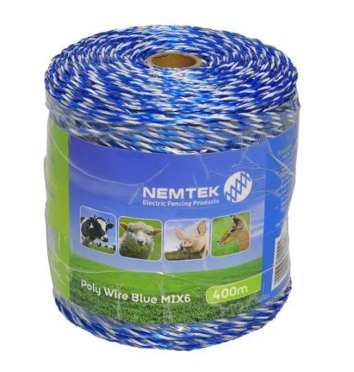 Nemtek Blue Poly Wire Mix – 6-Pack, 400M Total 1