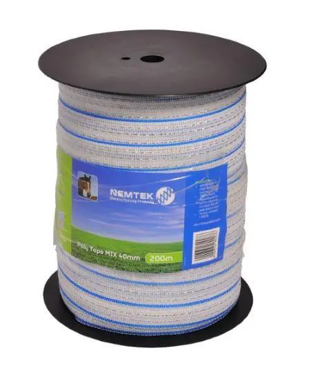 Nemtek Poly Tape Mix – 40Mm Width, 200M Roll 1