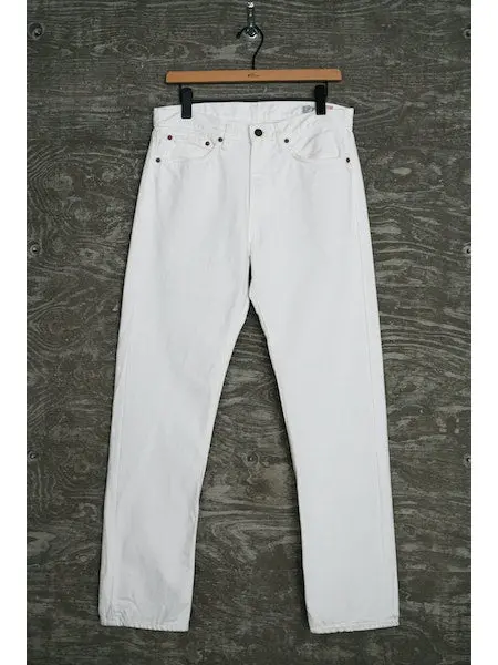 Orslow 107 Ivy-Fit Jeans – Crisp White Cotton Denim 1