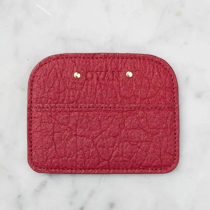 Oyan Piñatex Eco-Friendly Cardholder – Mulberry 1