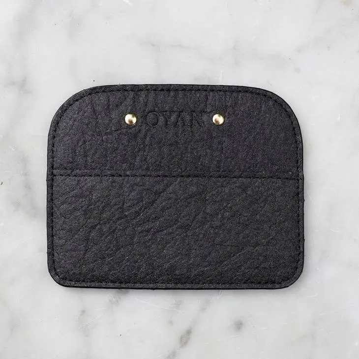 Oyan Piñatex Sustainable Cardholder – Charcoal 1