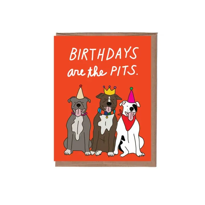 Pits Birthday Greeting Card – La Familia Green 1