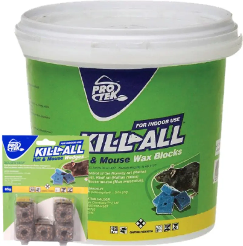 Protek Kill All Wax Block Rodenticide – Weather-Resistant Pest Control Blocks 1