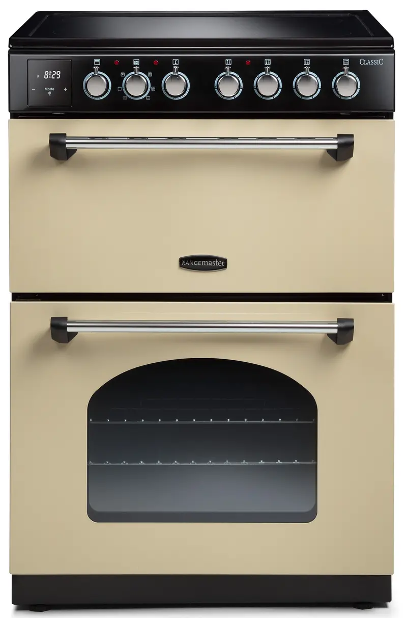 Rangemaster Classic Cla60Eccr/C 60Cm Cream Electric Cooker With Ceramic Hob 1