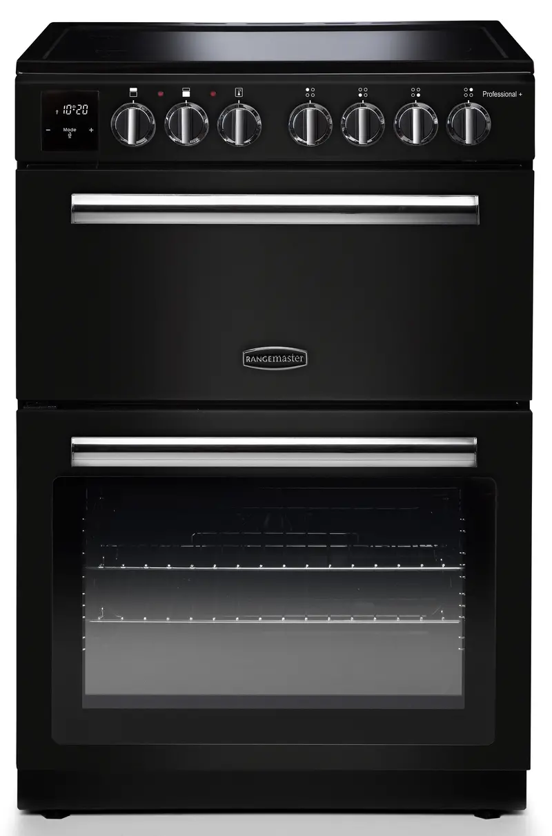 Rangemaster Professional Plus Propl60Ecbl/C 60Cm Black Electric Cooker With Ceramic Hob 1