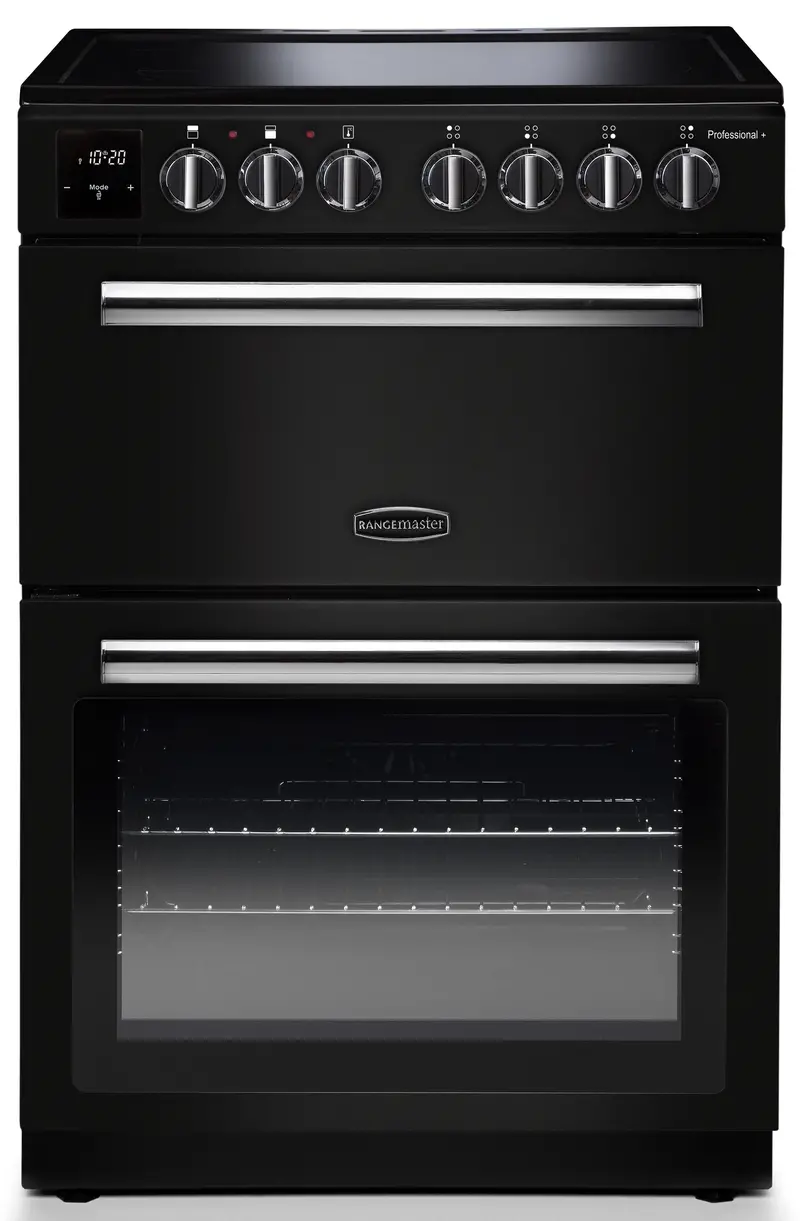 Rangemaster Professional Plus Propl60Eibl/C 60Cm Black Electric Cooker With Induction Hob 1