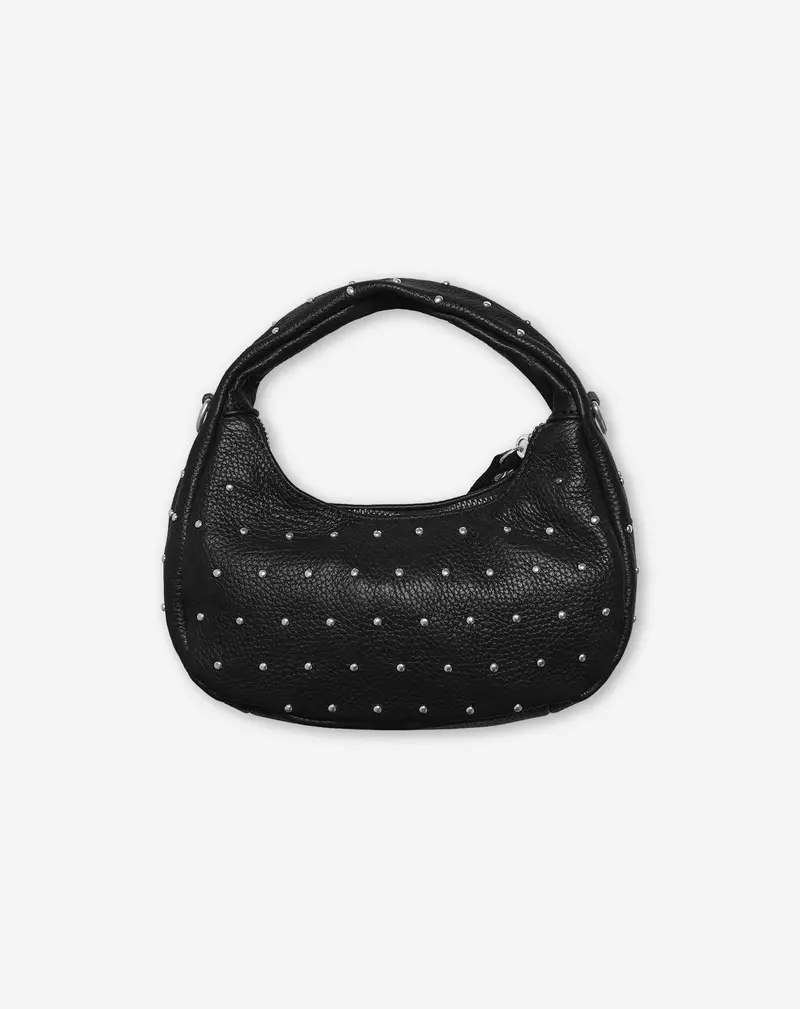 Rosalie Black Stud Detail Crossbody Bag 1