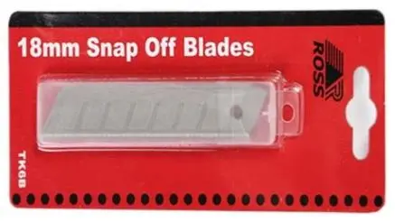Ross 18Mm Snap-Off Blades – 10-Pack Replacement Set 1
