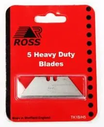 Ross Heavy-Duty Utility Blades – 5-Pack Replacement Blades 1