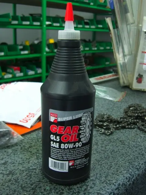 Sae 80W-90 Gear Oil – 1 Quart Bottle 1
