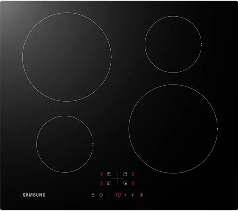Samsung Nz64F3Nm1Ab/Ur 59Cm Induction Hob – Black Glass, Smart Heating Zones 1