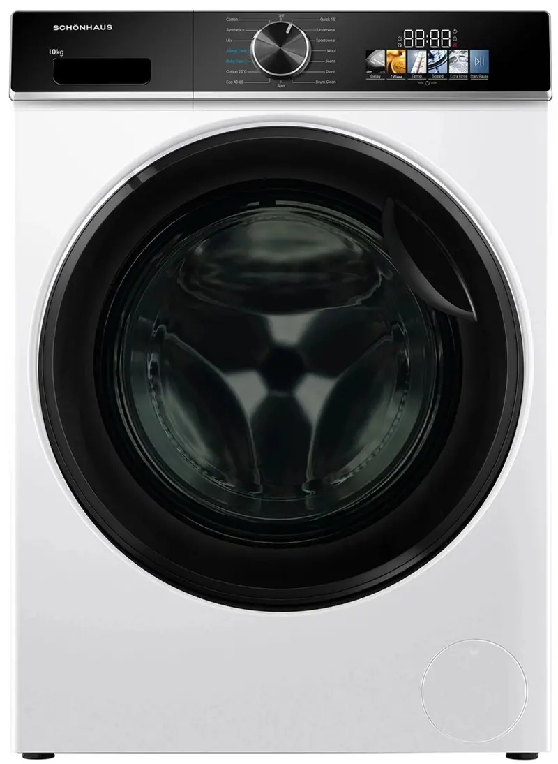 Schonhaus Wmsf011014Aw 10Kg A-Rated Washing Machine – White, 1400Rpm 1