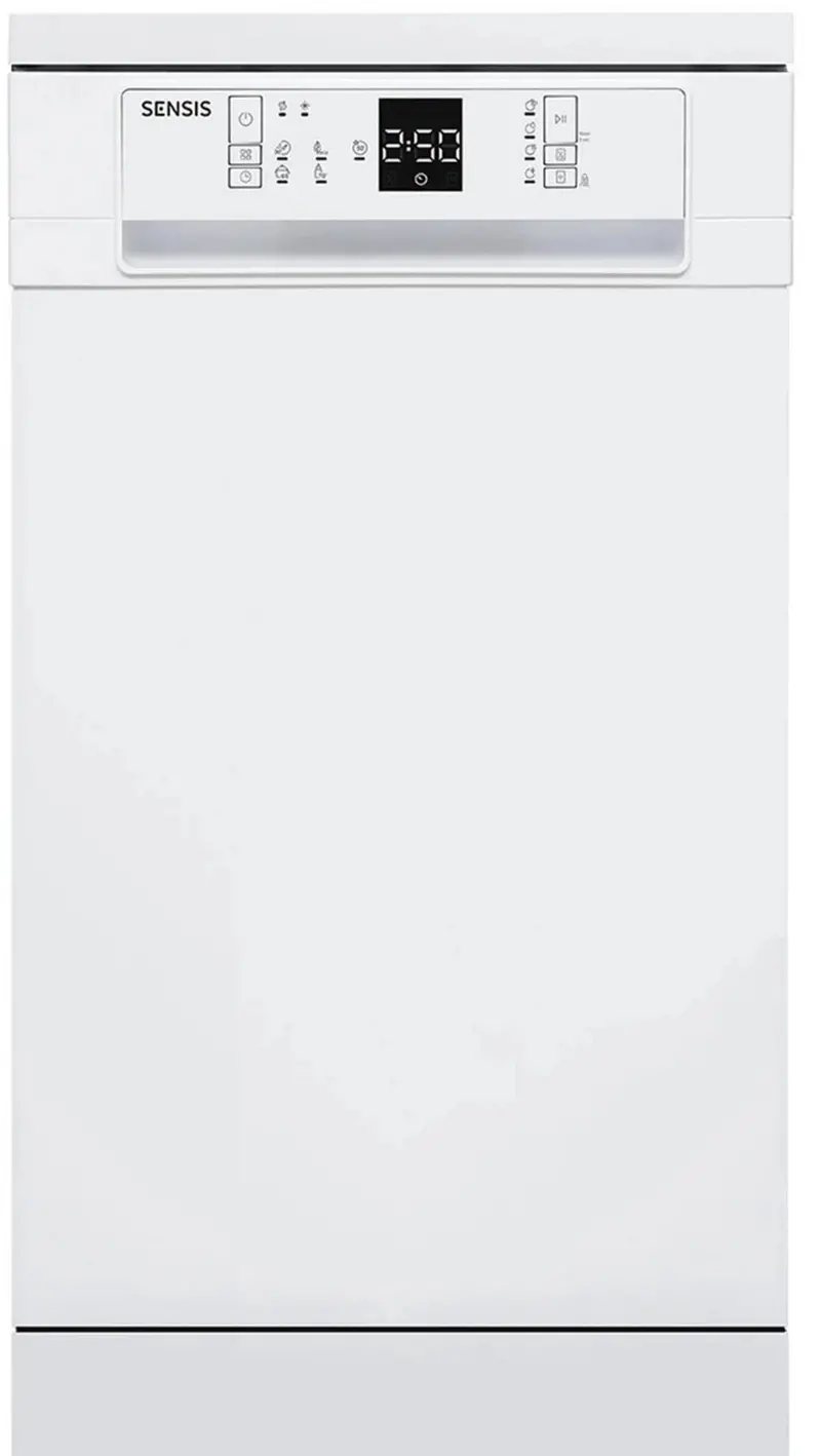Sensis Dwf0110Slew Slimline Dishwasher – 45Cm Width, White Finish, E Rated 1