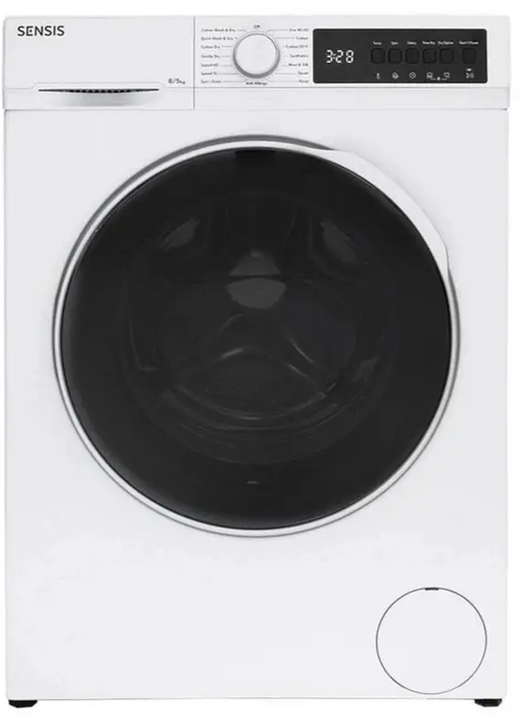Sensis Wdf018514Aw 8Kg Washer Dryer – 5Kg Drying Capacity, 1400 Rpm Spin, Energy E 1