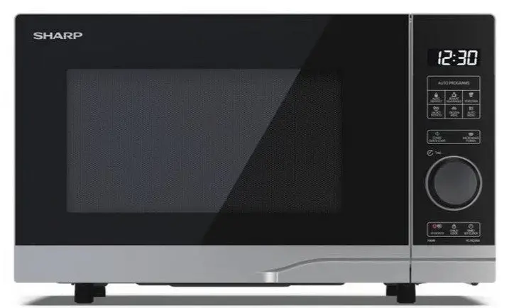 Sharp Yc-Ps204Au-S 20L Silver Microwave Oven 1