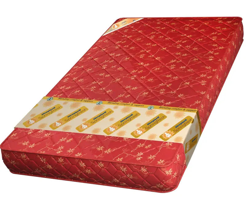Sleepwell Tranquil Pu Foam Mattress With Spring Base 1