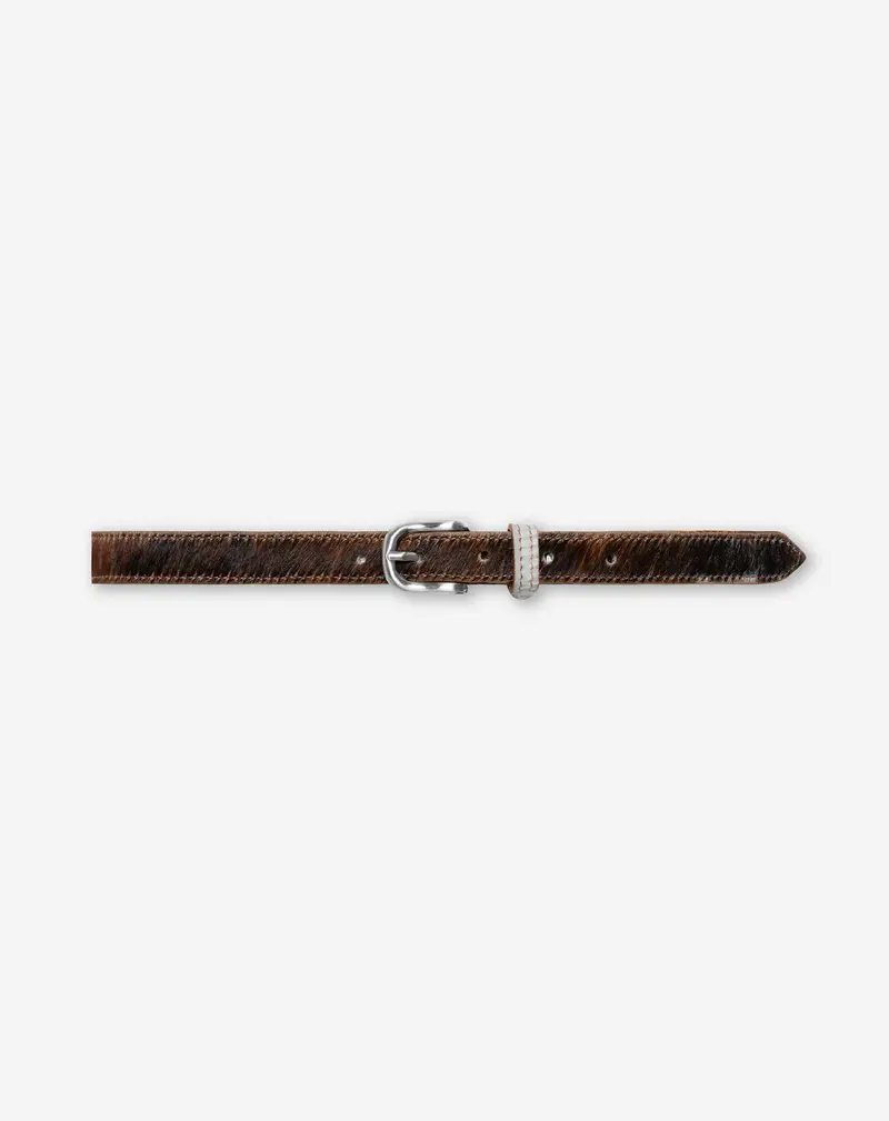 Slim Genuine Cowhide Leather Belt 1