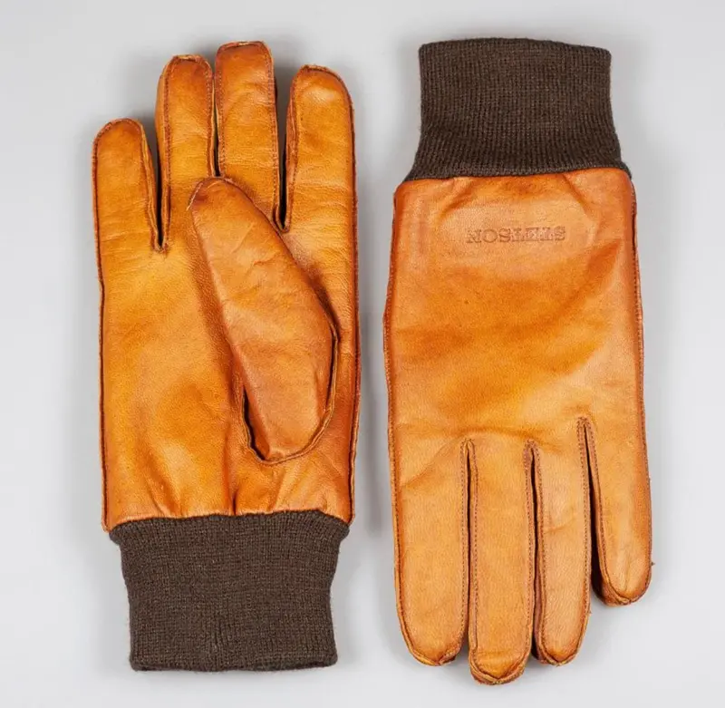 Stetson Premium Goat Leather Gloves – Light Brown 1