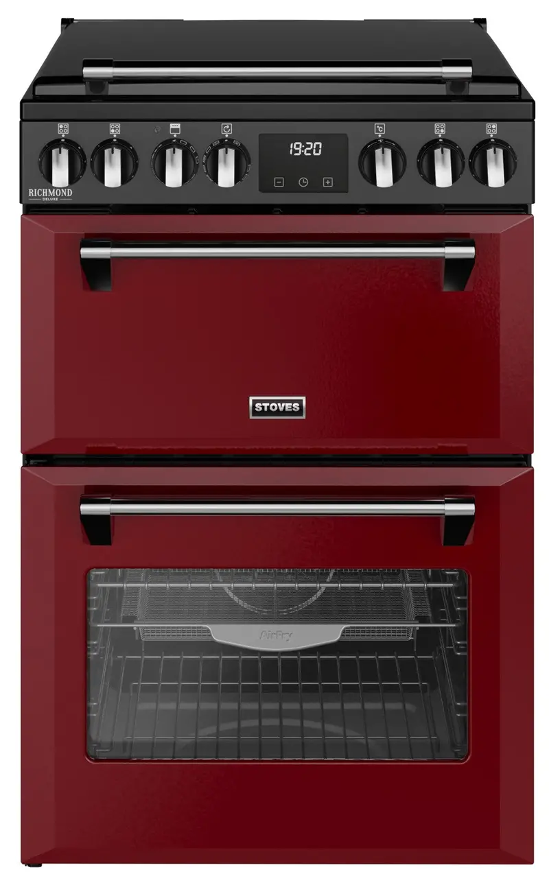 Stoves Richmond Deluxe 60Cm Induction Electric Cooker – Garnet Red 1