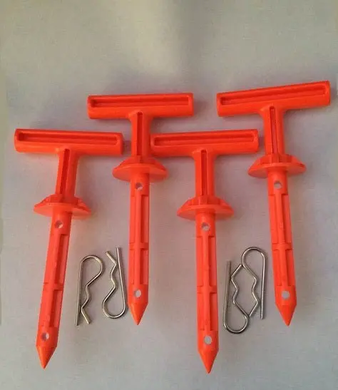 Tarp Tac Hold-Down Stakes – Heavy-Duty 4-Pack (Tt538) 1