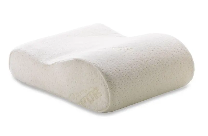 Tempur Travel Memory Foam Pillow – 25X31X10/7 Cm Dual-Height Portable Rest Aid 1