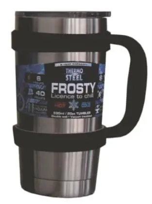 Thermosteel Frosty Vacuum-Insulated Tumbler – 590Ml Capacity 1