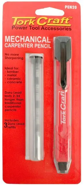Tork Craft Mechanical Carpenter’S Pencil With Refillable Lead 1