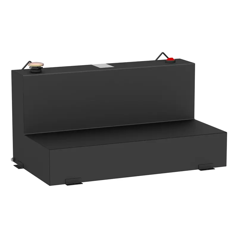 Uws St-75-L-Mb Matte Black L-Shaped 75-Gallon Steel Transfer Tank 1