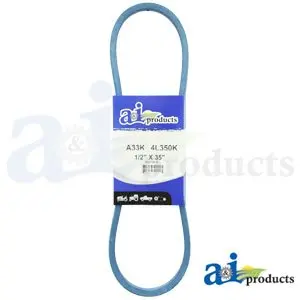 V-Belt For John Deere, Mtd, Simplicity, And Other Lawn & Garden Equipment | Jd33K 1