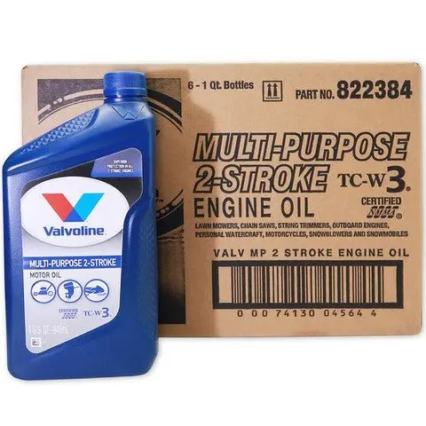 Valvoline Multi-Purpose 2-Stroke Engine Oil — Case Of 6 Quarts | 822384Box 1