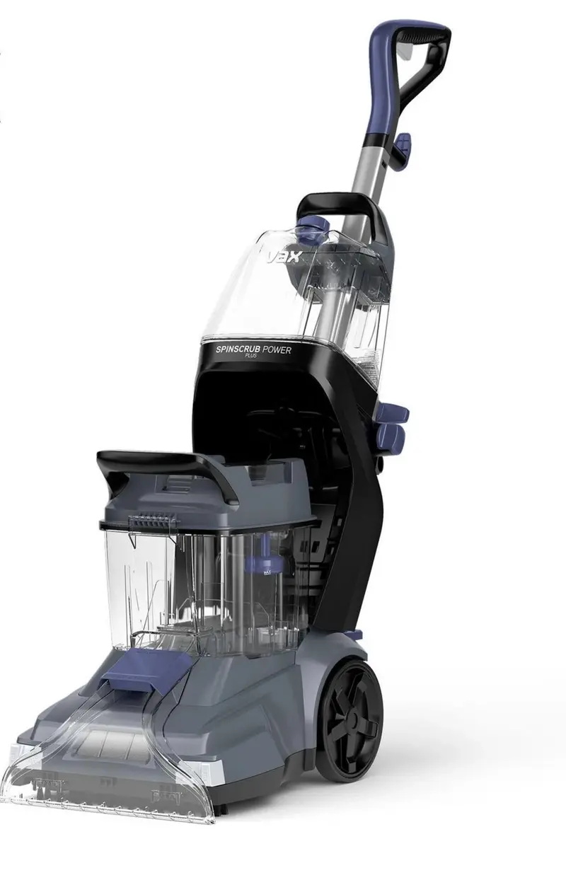 Vax Spinscrub Power Plus Carpet Cleaner – Grey & Navy Blue 1
