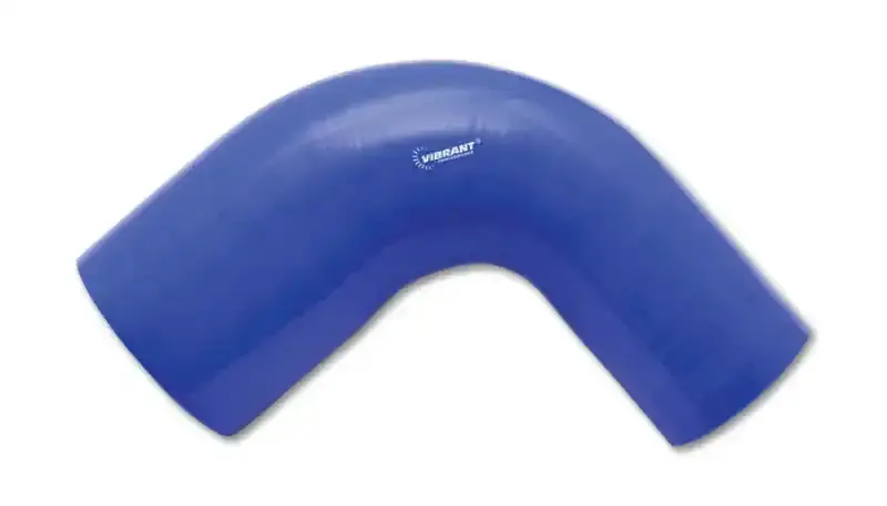 Vibrant 4-Ply Blue Silicone 90° Transition Elbow – 2.75" To 3" Id 1