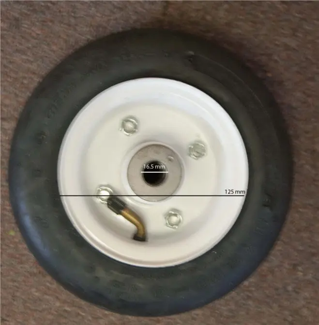 Walker Mower Deck Wheel Assembly For Competitive Mowing 1