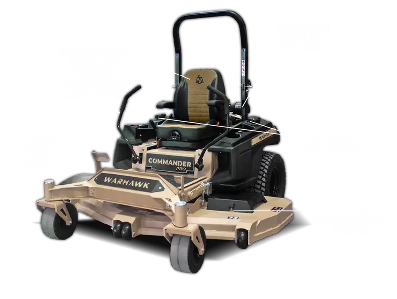 Warhawk Commander Pro 60-Inch Zero-Turn Mower With 38.5Hp Engine 1