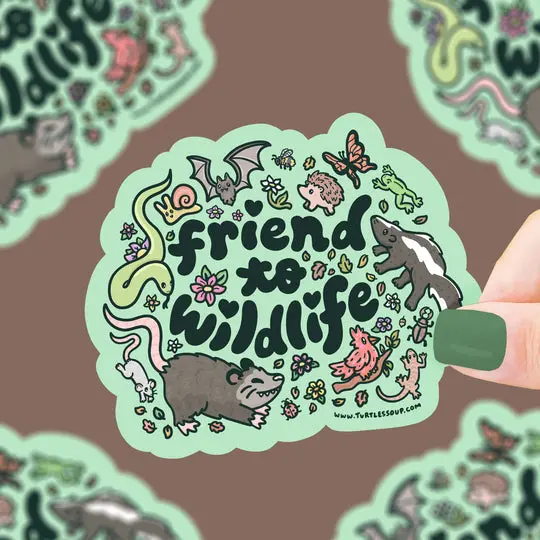 Wildlife Advocate Sticker By Turtle'S Soup 1