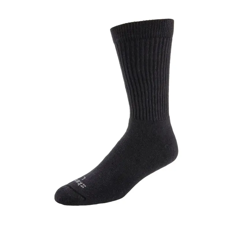 Women’S Zkano Aspire Black Crew Sock 1