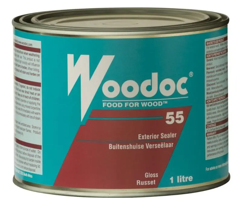 Woodoc Russet Exterior Gloss Sealer 55 – Durable Outdoor Topcoat 1