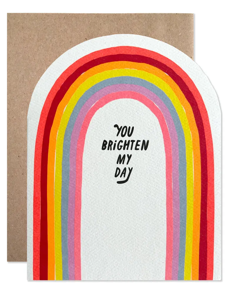 You Brighten My Day Encouragement Card By Hartland Cards 1