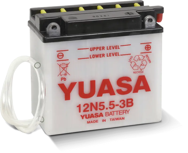 Yuasa 12N5.5-3B Powersport Motorcycle Battery — $10 Core Deposit 1