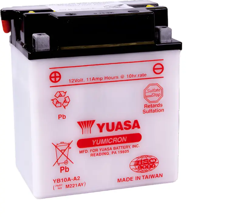 Yuasa Yb10A-A2 Powersport Motorcycle Battery With $10 Core Deposit 1