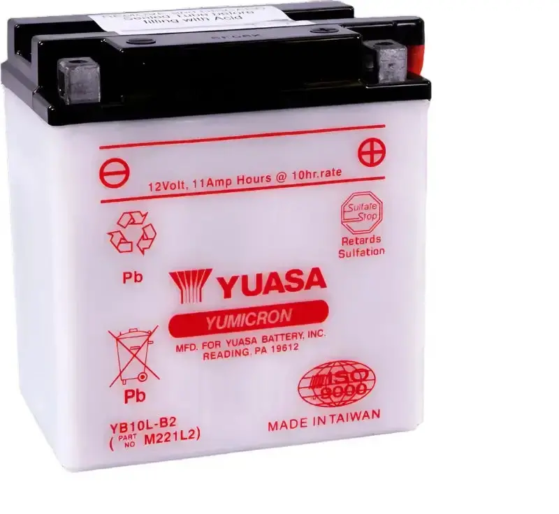 Yuasa Yb10L-B2 Powersport Battery – 12V, Compact Agm For Scooters & Atvs 1