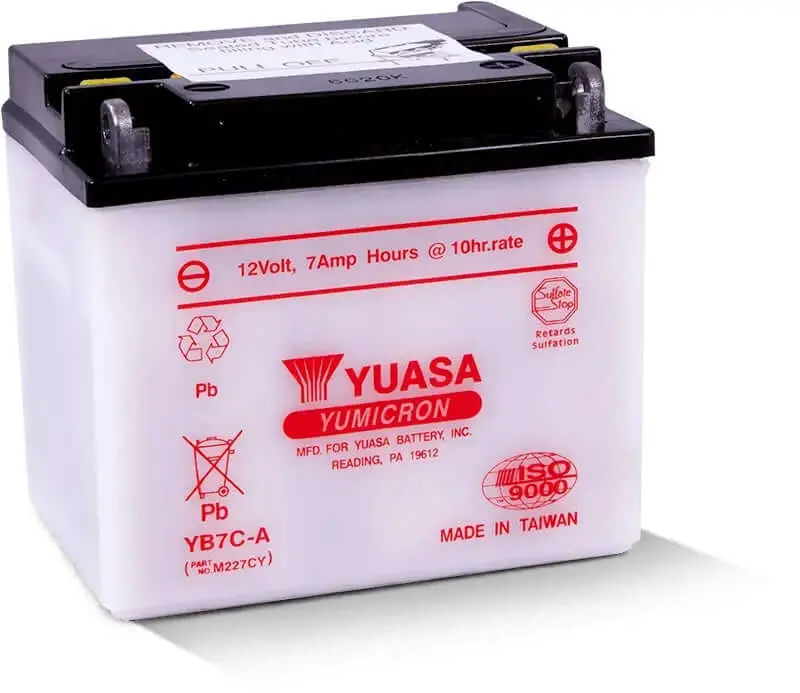Yuasa Yb7C-A Powersport Battery – $10 Core Charge 1